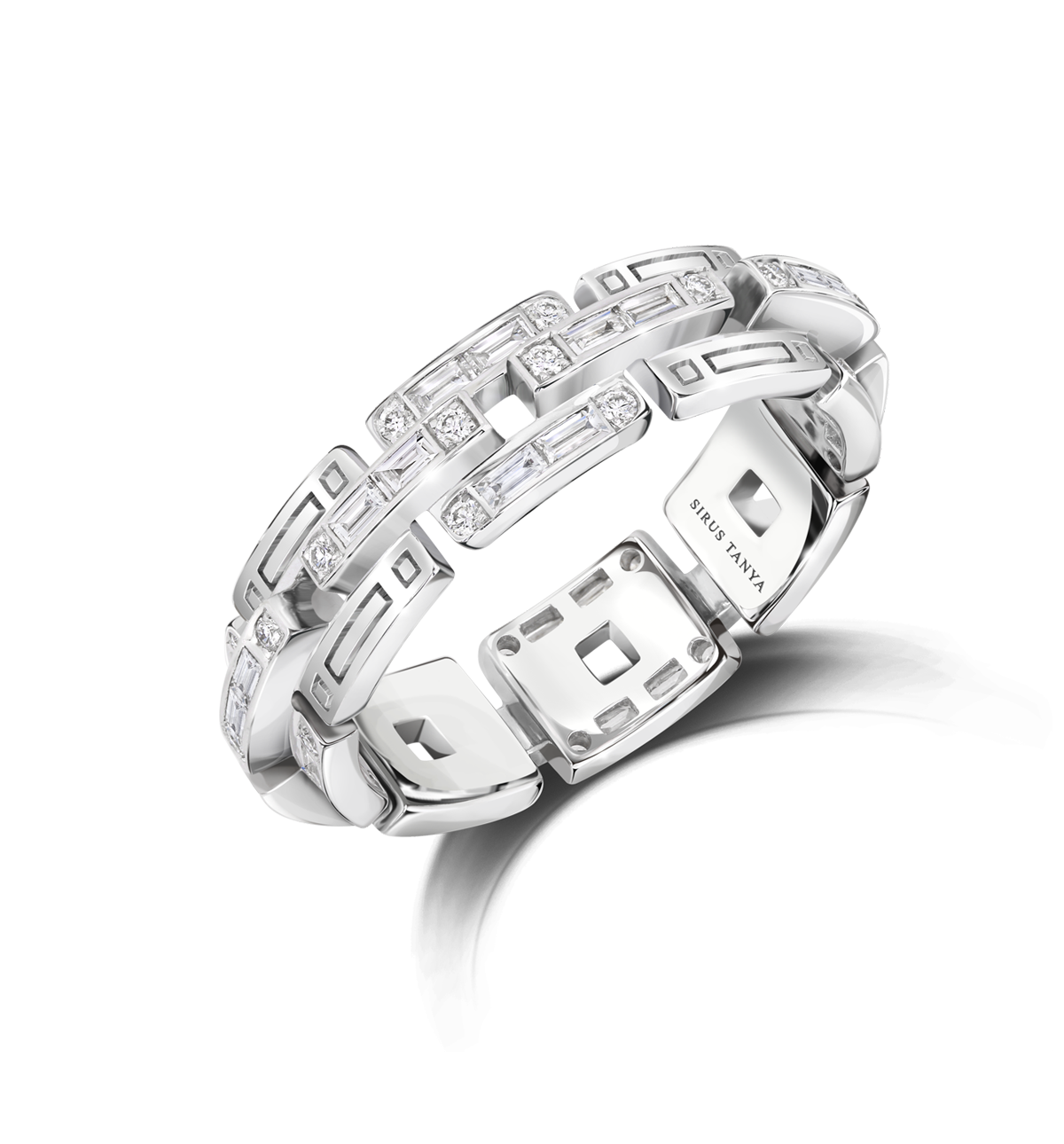 Sirus chain diamond ring