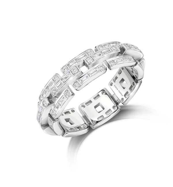 Sirus chain diamond ring