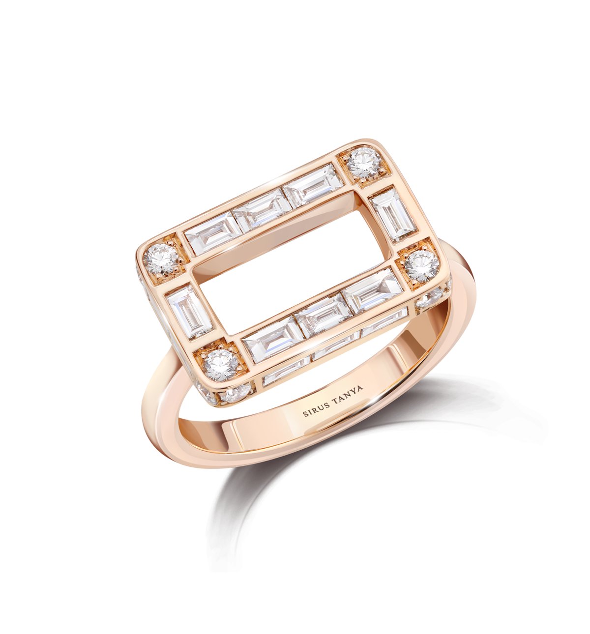 Sirus chain diamond ring