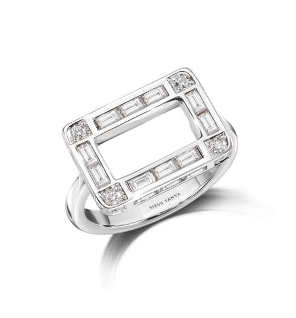 Sirus chain diamond ring