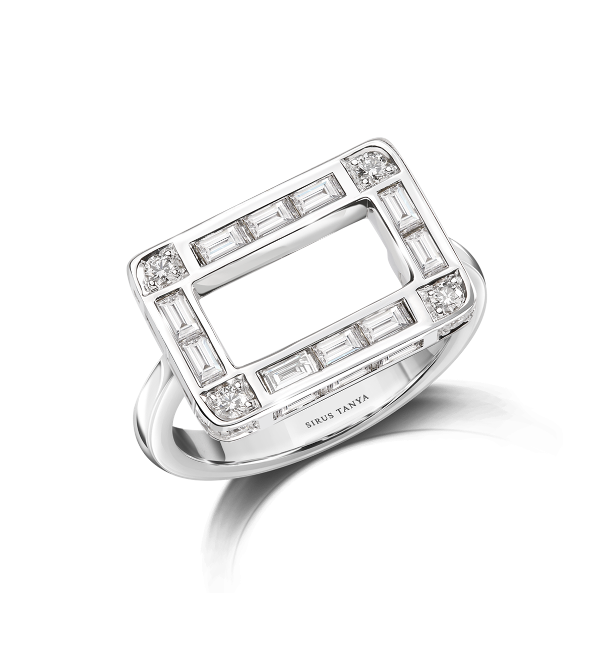 Sirus chain diamond ring