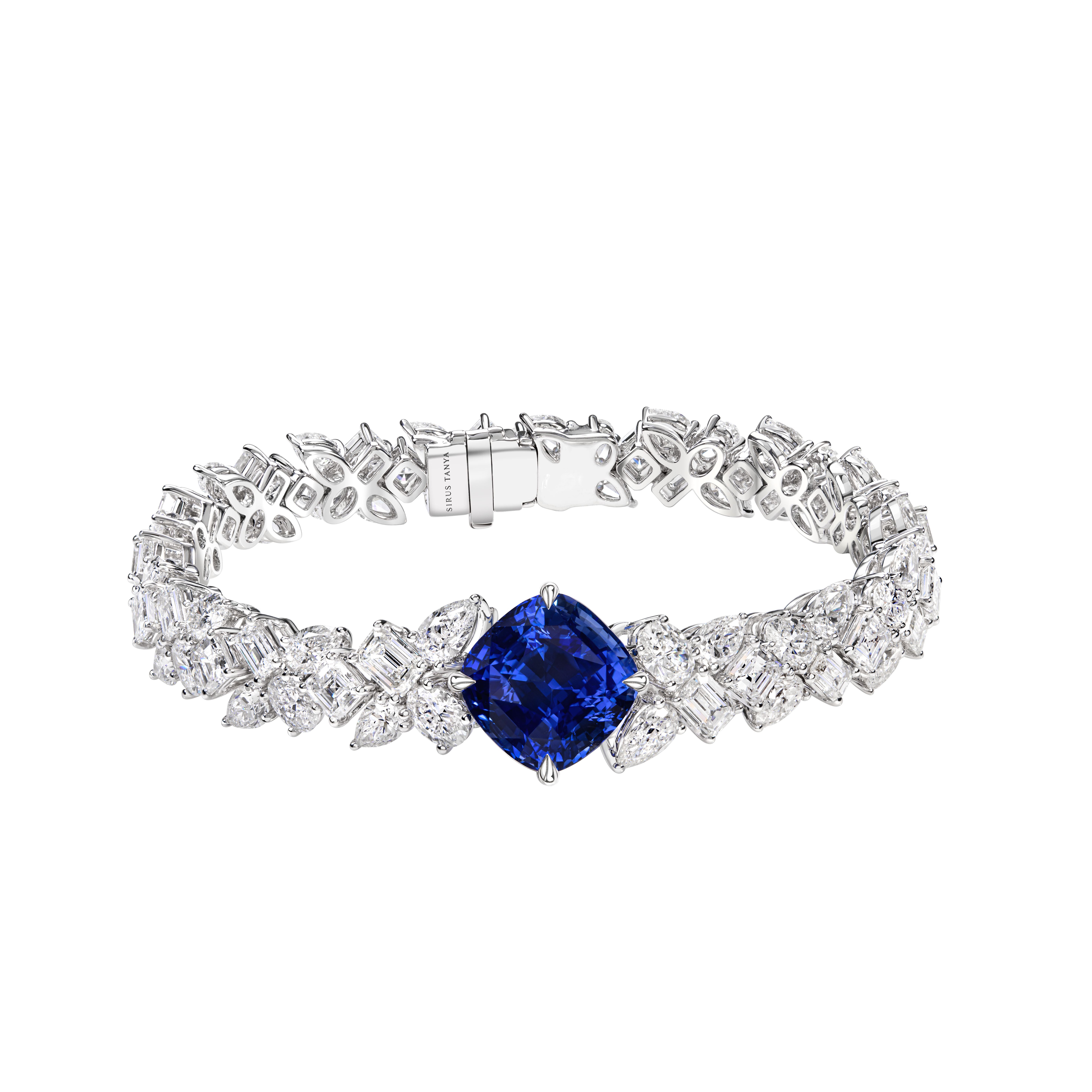 Blue Sapphire Diamond Bracelet